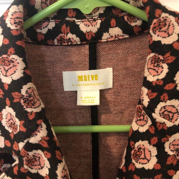 Maeve by Anthropologie | Rose Knit Collegiate Blazer - Picture 7 of 8